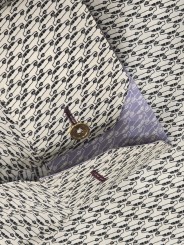 CHEMISE ECRU PRINT VOITURES CHAMEAUX NOIRS M1R 800P V03020 69 PAUL SMITH HOMME boutique Strasbourg poignet