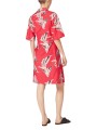 ROBE FUSHIA DRAPEE POISSONS ROSES COTON SOIE W1R 714D V11224 22 PAUL SMITH FEMME boutique Strasbourg dos