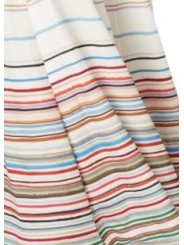 ROBE LONGUE BRETELLES ECRU RAYURES MULTI LIN LYOCELL W1R 717D V11231 92 PAUL SMIth femme boutique Strasbourg zoom