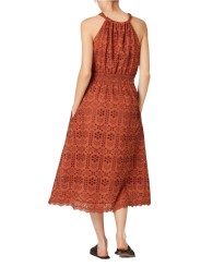 ROBE LONGUE CROCHET OCRE BRETELLES W2R 719D V31442 65 PAUL SMITH FEMME Strasbourg boutique back