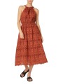 ROBE LONGUE CROCHET OCRE BRETELLES W2R 719D V31442 65 PAUL SMITH FEMME Strasbourg boutique look