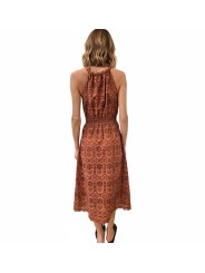 ROBE LONGUE CROCHET OCRE BRETELLES W2R 719D V31442 65 PAUL SMITH FEMME Strasbourg boutique dos