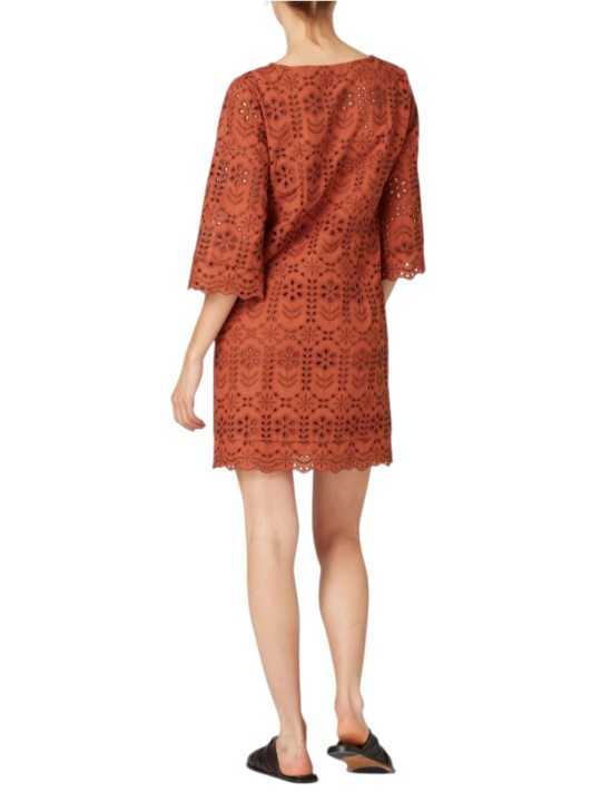 ROBE COURTE CROCHET OCRE W2R 718D V31442 65 PAUL SMITH FEMME boutique Strasbourg look