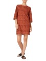 ROBE COURTE CROCHET OCRE W2R 718D V31442 65 PAUL SMITH FEMME boutique Strasbourg vue