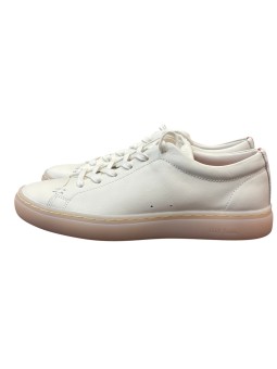SNEAKERS CUIR CREME BANDE BAYADERE ARR W1S LNE08 ULEA 02 PAUL SMITH FEMME profil