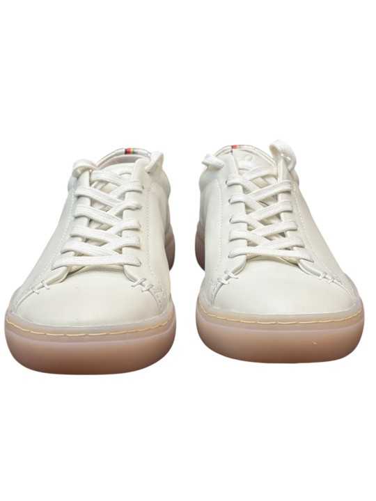 SNEAKERS CUIR CREME BANDE BAYADERE ARR W1S LNE08 ULEA 02 PAUL SMITH FEMME avant