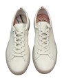 SNEAKERS CUIR CREME BANDE BAYADERE ARR W1S LNE08 ULEA 02 PAUL SMITH FEMME dessus