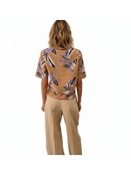PANTALON LIN BEIGE LARGE W1R 395T V01427 07 PAUL SMITH FEMME Strasbourg boutique dos