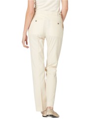 PANTALON DROIT VANILLE COTON LYOCEL W1R 387T V02994 02 PAUL SMITH FEMME dos