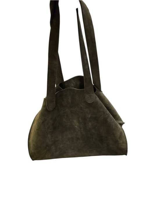 SAC SHOPPER SUEDE KAKI IOOS boutique Store shop Strasbourg France bag