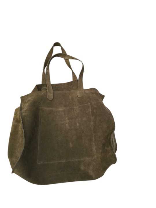 SAC SHOPPER SUEDE KAKI IOOS boutique Store shop Strasbourg France bag