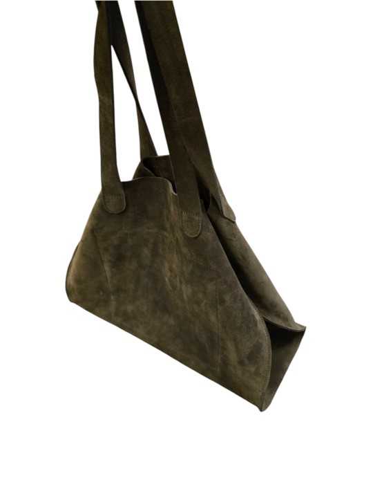 SAC SHOPPER SUEDE KAKI IOOS boutique Store shop Strasbourg France bag
