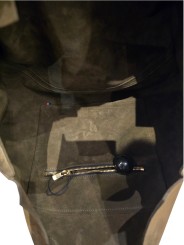 SAC SHOPPER SUEDE KAKI IOOS boutique Store shop Strasbourg France bag int