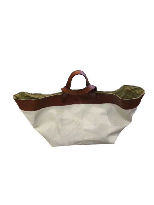 SAC S26 METIS TOILE ECRUE BANDE SANGLES TERRA COTTA IOOS boutique Store shop Strasbourg France