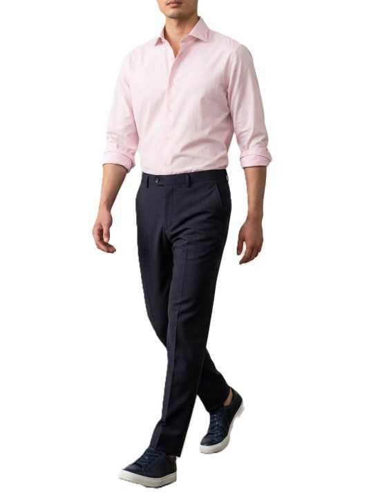 PANTALON COSTUME SEER SUCKER NAVY M2R 922P V22665 49 PAUL SMITH HOMME profil