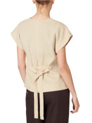 GILET TAILLEUR CEINTURE LIN BEIGE W1R 387M V01427 07 PAUL SMITH FEMME dos 2