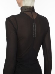 BLOUSON RESILLE NOIR GARY JKT RICK OWENS FEMME RO01F 6701 TUS 09 RICK OWENS TEMPLE FASHION DESIGNER CREATEUR STRASBOURG zoom