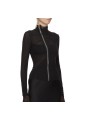 BLOUSON RESILLE NOIR GARY JKT RICK OWENS FEMME RO01F 6701 TUS 09 RICK OWENS TEMPLE FASHION DESIGNER CREATEUR STRASBOURG face
