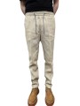PANTALON LIN TAILLE ELASTIQUEE SABLE M1R 921T V01427 07 PAUL SMITH HOMME face