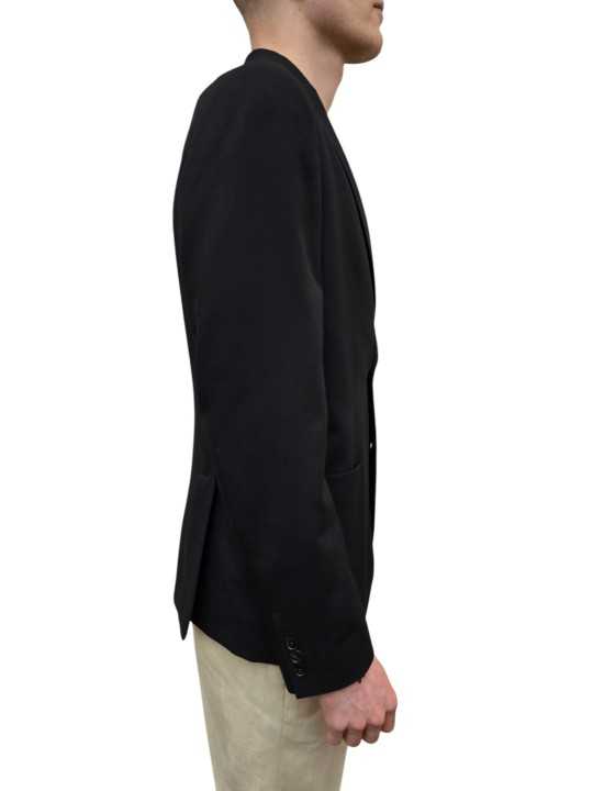 VESTE NOIR MULTIPOCHES TAILLE AJUSTEE M1R 2356 V01746 79 PAUL SMITH homme Strasbourg profil d