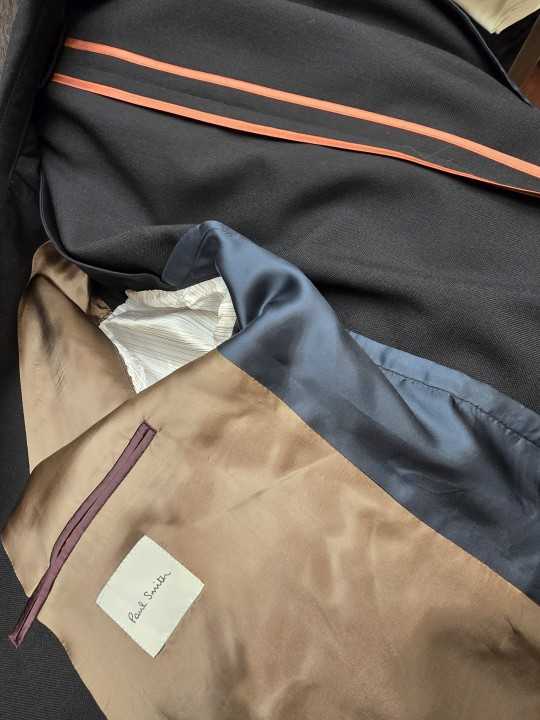 VESTE NOIR MULTIPOCHES TAILLE AJUSTEE M1R 2356 V01746 79 PAUL SMITH homme Strasbourg doublure