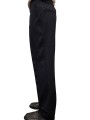PANTALON NOIR DROIT TAILLE ELASTIQUEE M1R 586Z V01746 79 PAUL SMITH HOMME profil