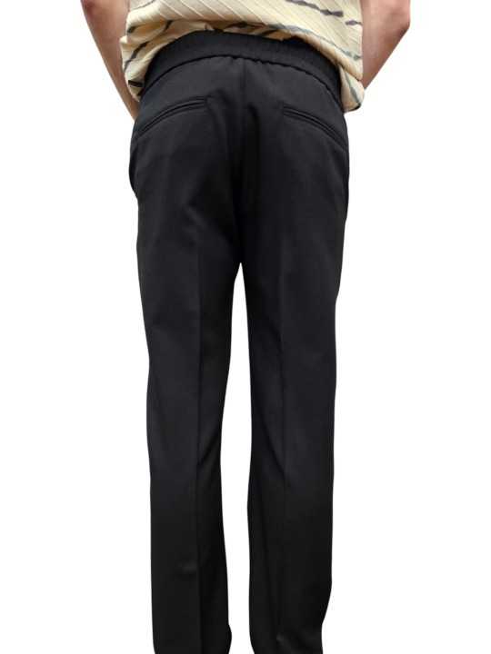 PANTALON NOIR DROIT TAILLE ELASTIQUEE M1R 586Z V01746 79 PAUL SMITH HOMME arrière