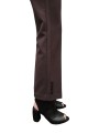 PANTALON EVASE BOUTONS BAS CACAO PA 168 4421 64 ELISABETTA FRANCHI FEMME Fashion Mode Strasbourg détail