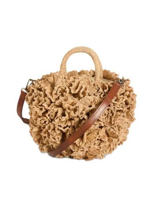 SAC CORAL BOULE CORAIL TEA NATUREL IBELIV FEMME bag Strasbourg boutique front