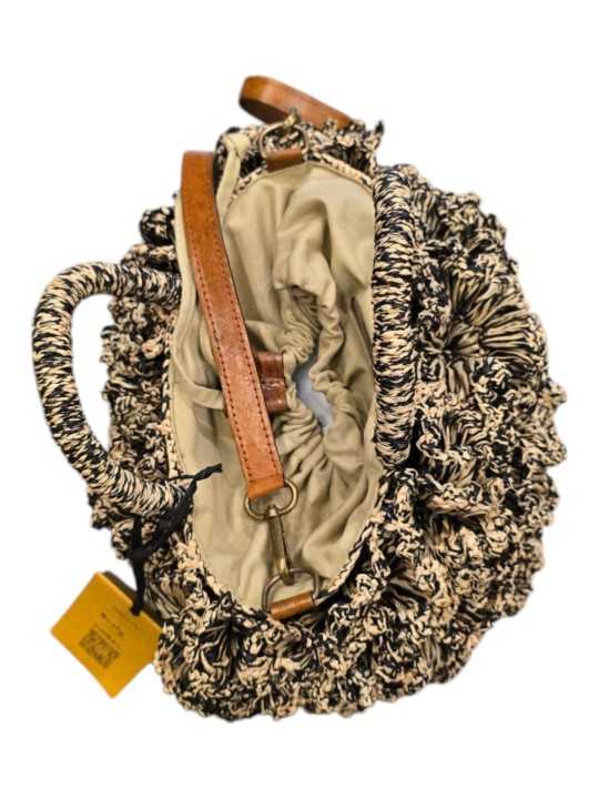 SAC CORAL BOULE CORAIL NOIR TEA NATUREL IBELIV FEMME bag Strasbourg boutique dessus