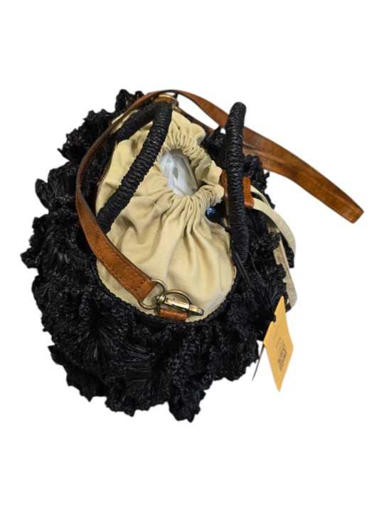 SAC CORAL BOULE CORAIL NOIR IBELIV FEMME boutique Strasbourg bag dessus