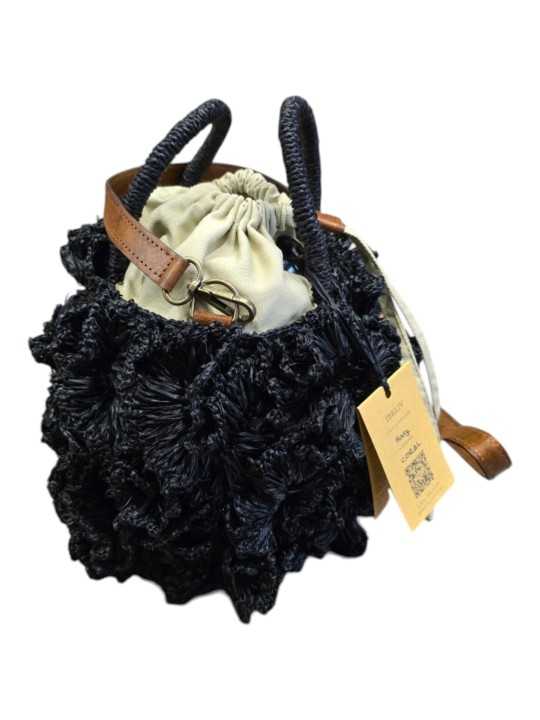 SAC CORAL BOULE CORAIL NOIR IBELIV FEMME boutique Strasbourg bag profil