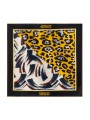CARRE VISCOSE ARTY CHOCO NOIR LEOPARD JAUNE JERBA J2YO ESSENTIEL ANTWERP FEMME boutique Strasbourg Flat