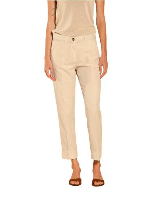 PANTALON NEW YORK CARROT SABLE DENTELLES TAILLE MBE213 164 MASONS FEMME Strasbourg face