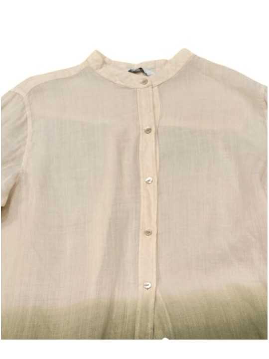 Chemise lin tie & die écru kaki delhi 4CA34131_RB300 20280 Mason's Femme mode Strasbourg col