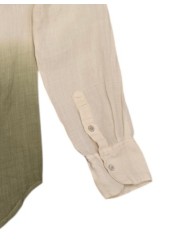 Chemise lin tie & die écru kaki delhi 4CA34131_RB300 20280 Mason's Femme mode Strasbourg détail