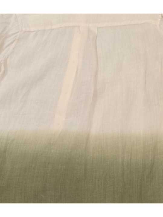 Chemise lin tie & die écru kaki delhi 4CA34131_RB300 20280 Mason's Femme mode Strasbourg tissus