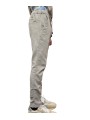 PANTALON TAILLE ELASTIQUE LIN COTON STRETCH LIENS GREIGE U7002WA P5031 18 UNGARO homme Strasbourg boutique shop profil