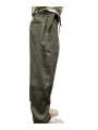 PANTALON LIN CEINTURE COTE KAKI M1R 922Z V01427 35 PAUL SMITH HOMME boutique store Strasbourg profil