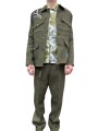 PANTALON LIN CEINTURE COTE KAKI M1R 922Z V01427 35 PAUL SMITH HOMME boutique look