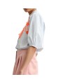 CHEMISETTE CIEL FLEURS BRODEES 3D ORANGE JORJA J3LV ESSENTIEL ANTWERP FEMME boutique Strasbourg profil