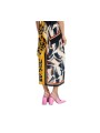 Jupe midi viscose arty choco noir leopard jaune JUANITA J2YO Essentiel Antwerp Femme Boutique Strasbourg dos