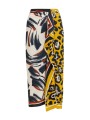 Jupe midi viscose arty choco noir leopard jaune JUANITA J2YO Essentiel Antwerp Femme Boutique Strasbourg flat