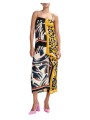 Jupe midi viscose arty choco noir leopard jaune JUANITA J2YO Essentiel Antwerp Femme Boutique Strasbourg look