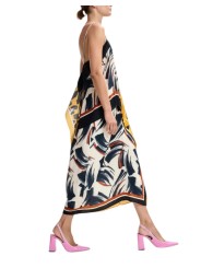Jupe midi viscose arty choco noir leopard jaune JUANITA J2YO Essentiel Antwerp Femme Boutique Strasbourg p2