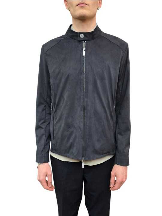 Blouson rider suède tech navy RRD Roberto Ricci Designs Homme 26022 60 veste