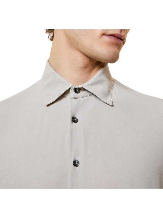 Chemise jersey tech sable RRD Roberto Ricci Design Homme 26256 85 shirt shop boutique Strasbourg store shirt détail