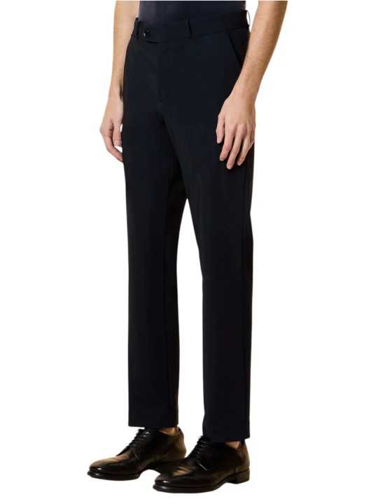 Pantalon Straigh blue black RRD Roberto Ricci Design Homme 26330 60 pant shop Strasbourg boutique store face