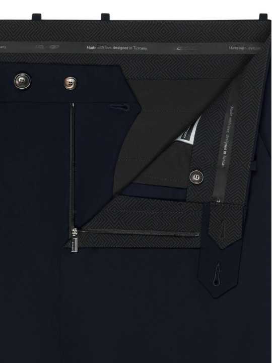 Pantalon Straigh blue black RRD Roberto Ricci Design Homme 26330 60 pant shop Strasbourg boutique store zoom