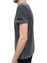 T-shirt techno wash piqué gris RRD Roberto Ricci Design Homme 26218 10 shop boutique Strasbourg profil